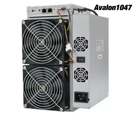Bitcoin 37t Canaan Avalonminer 1047, Penambang Hashrate Tinggi SHA256