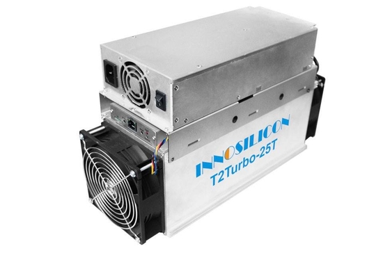 1550W Digunakan Penambang Bitcoin Innosilicon T2T-25T Untuk BTC / BCH
