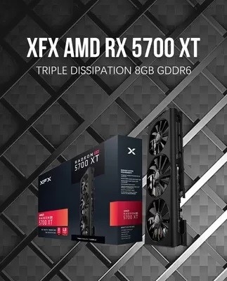 Kartu Grafis Radeon Rx 5700 Xt 2560 Core, Kartu Grafis ETH Mining 8GB GDDR6